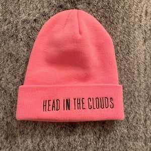 Ariana Grande Beanie Head in the clouds